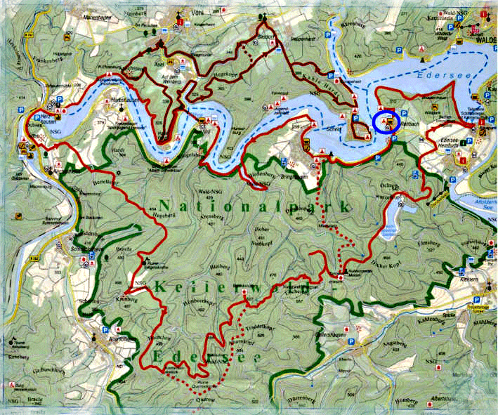 Nationalpark Karte